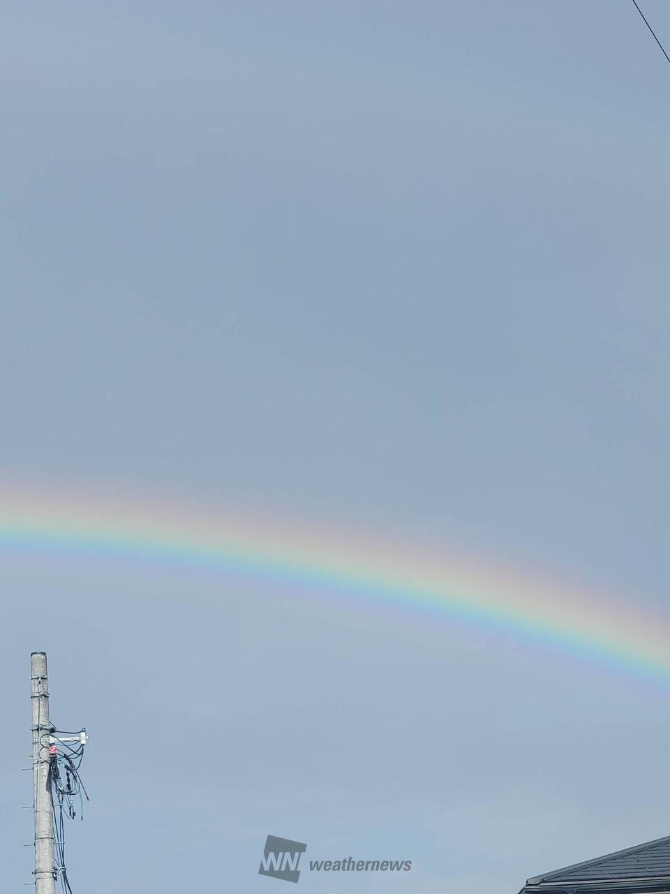 名古屋周辺で二重の虹🌈 注目の空の写真 ウェザーニュース