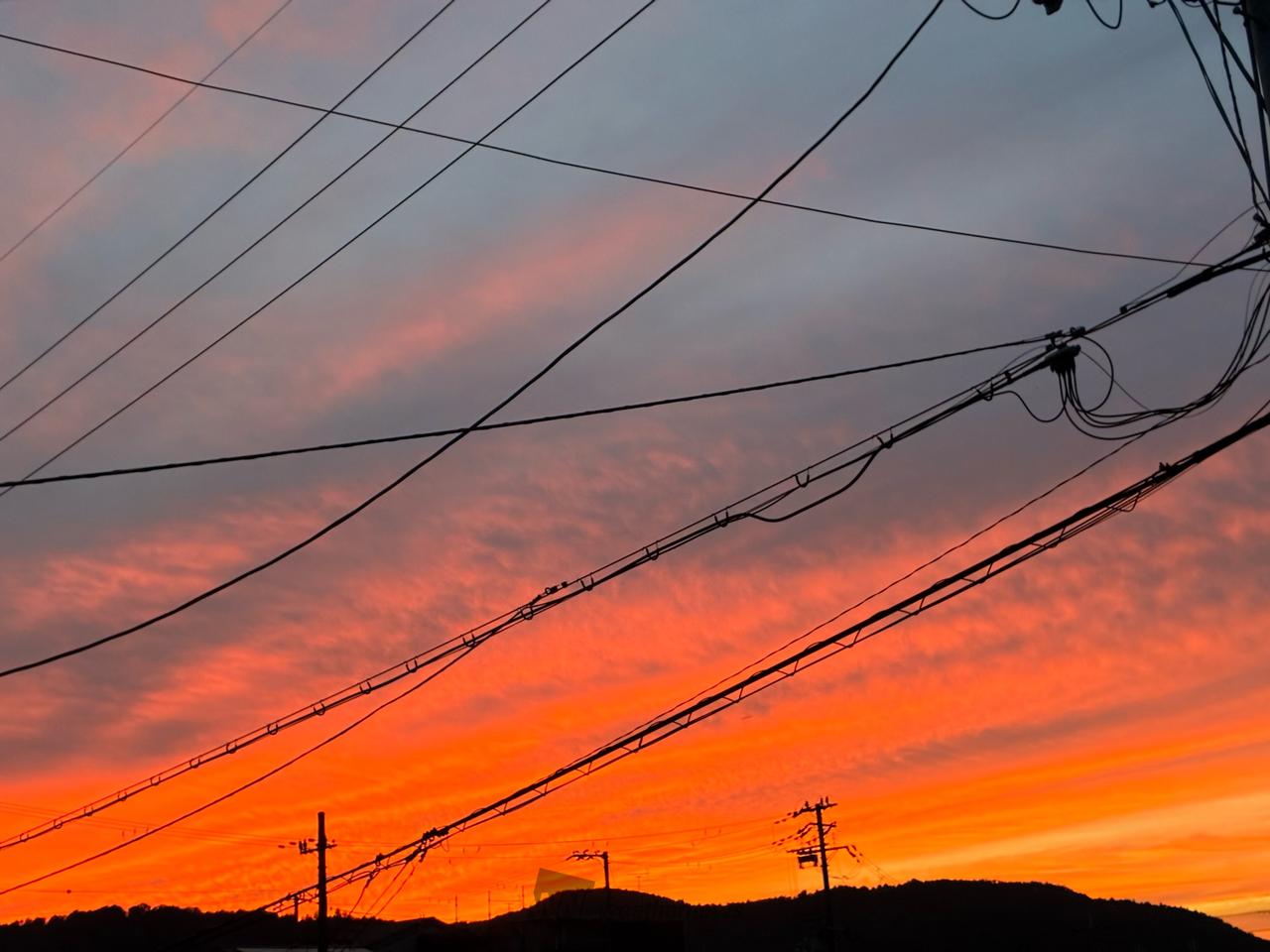 金曜の夕焼け 注目の空の写真 ウェザーニュース
