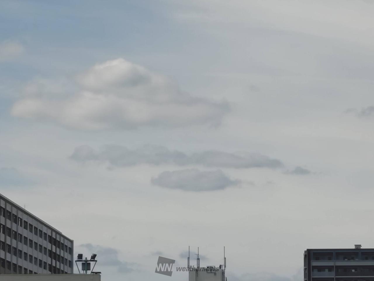 色々な雲が集まった空模様です。昨日迄と違 | 東京都江東区 | -ポコ