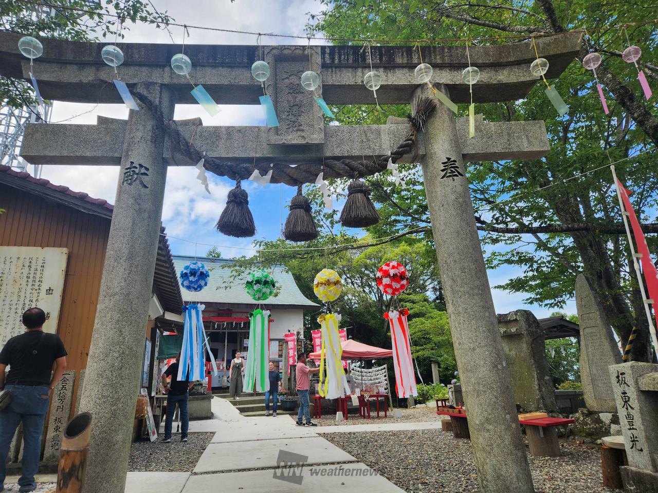 本日の眉山七夕祭...