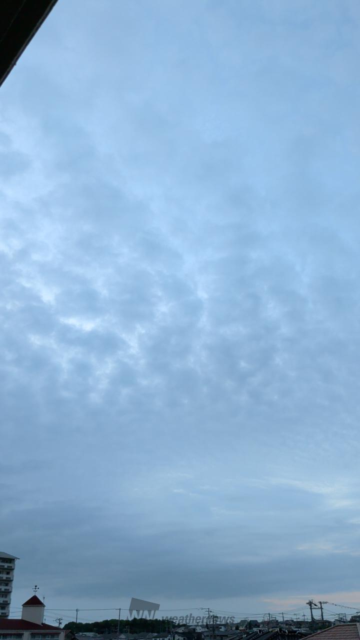 南東の空、モコモコ...
