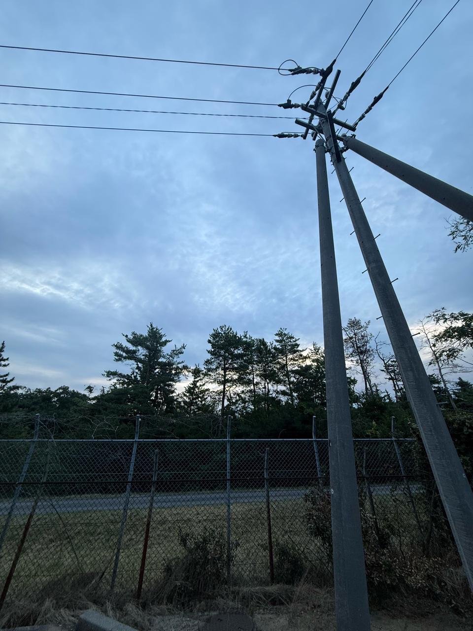 高積雲がうねってま...