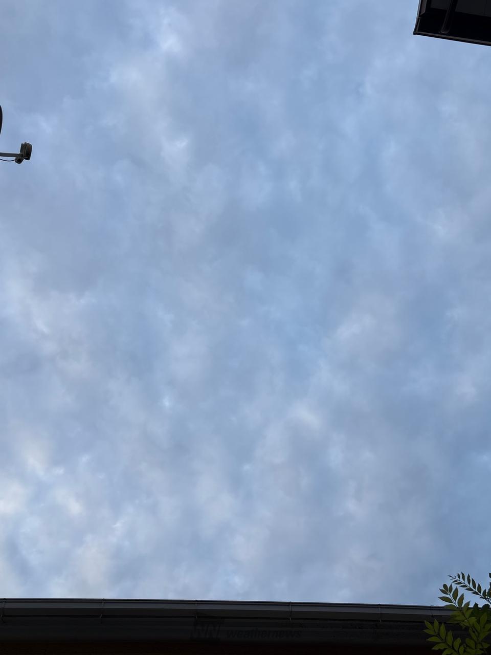空は白い雲が敷き詰...