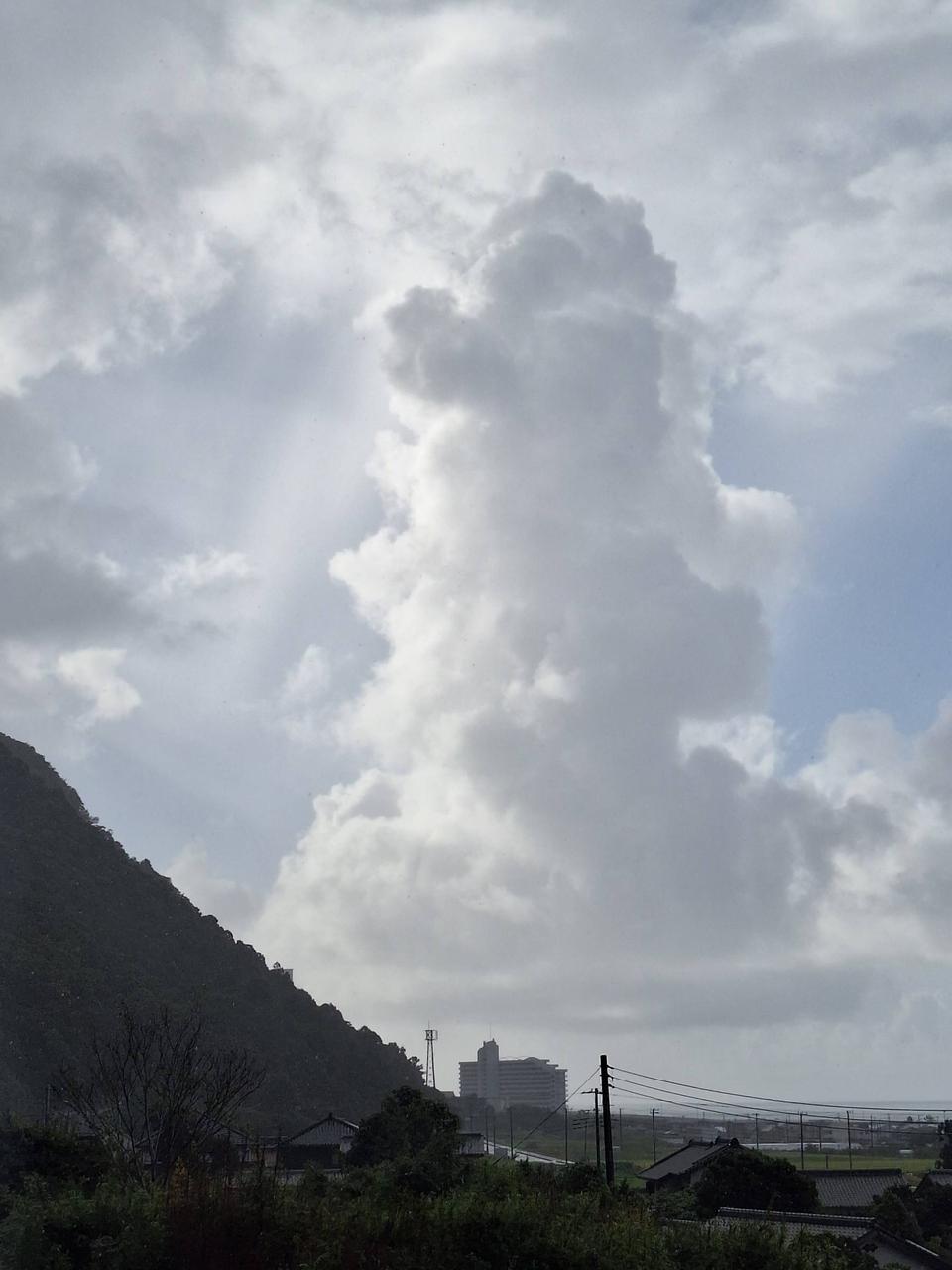 おはようございます！ 入道雲❗って感じ  | 千葉県鴨川市 | タケゾウ