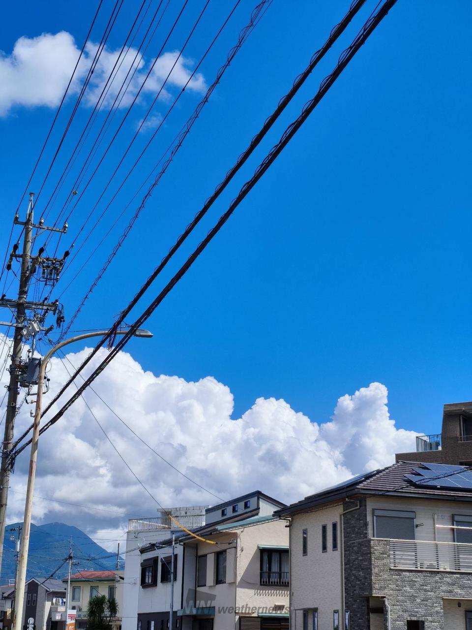 夏らしい入道雲 注目の空の写真 ウェザーニュース