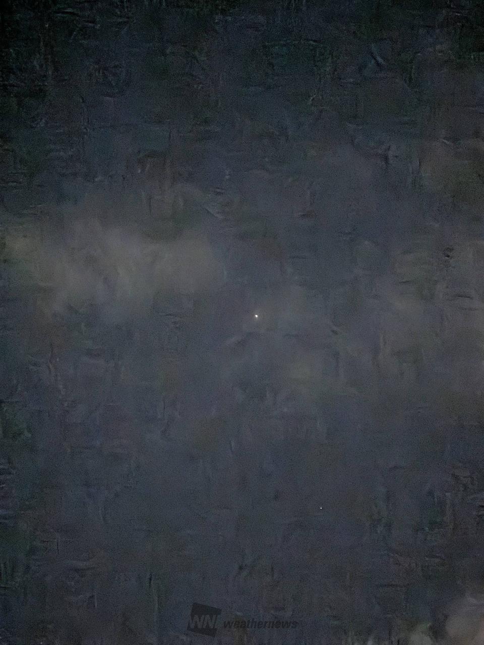 西の空　金星⭐が瞬...
