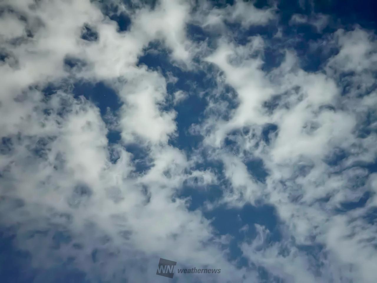  雲多い空 💭...