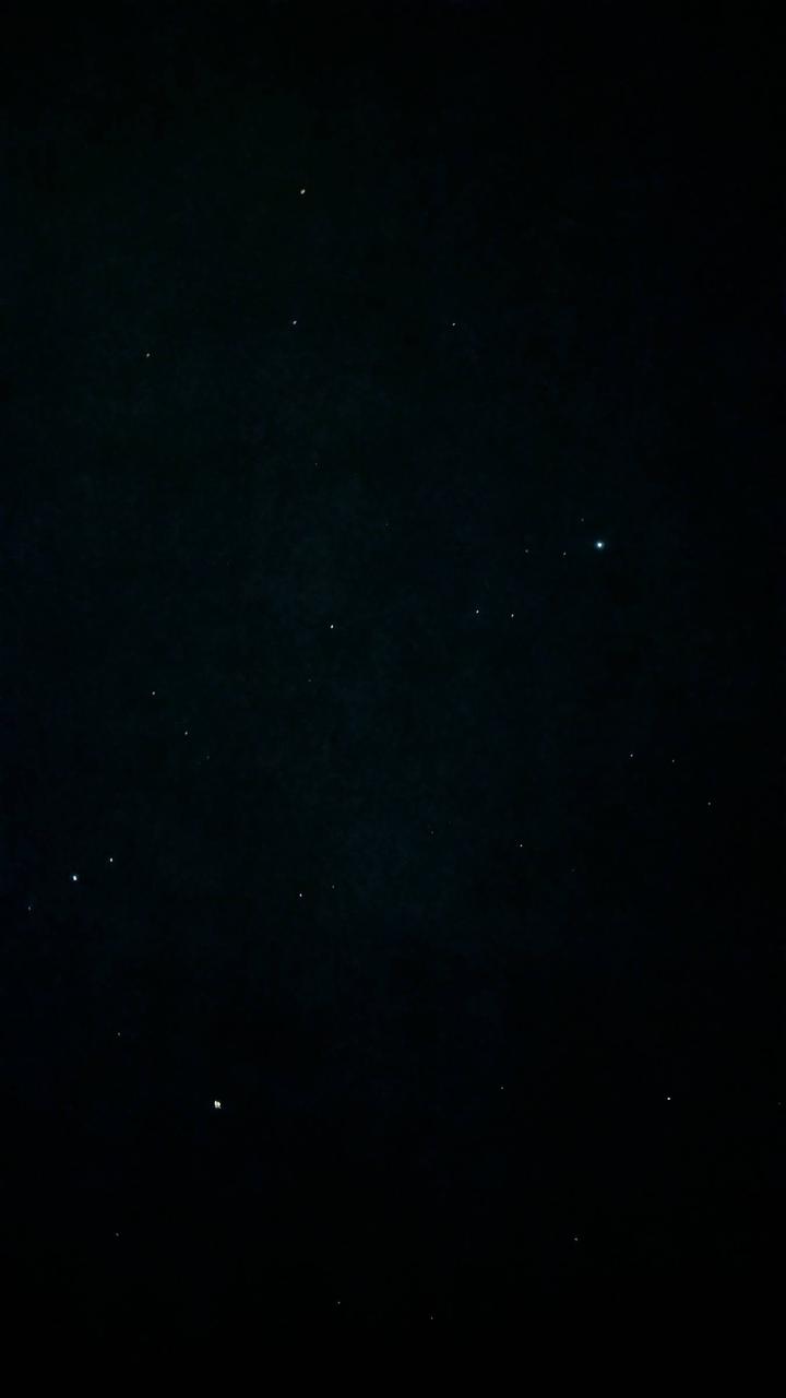 月・星 今夜...