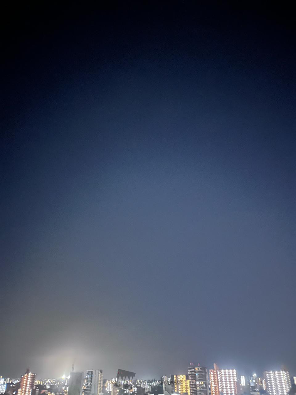 薄雲が広がっている...