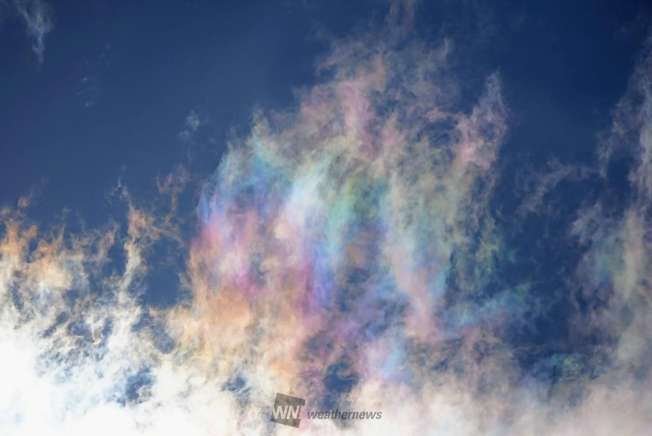 虹色発見👀 注目の空の写真 ウェザーニュース
