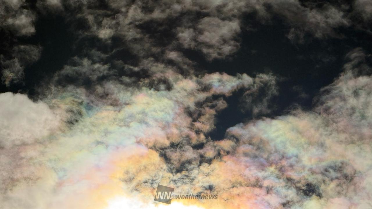 虹色発見👀 注目の空の写真 ウェザーニュース