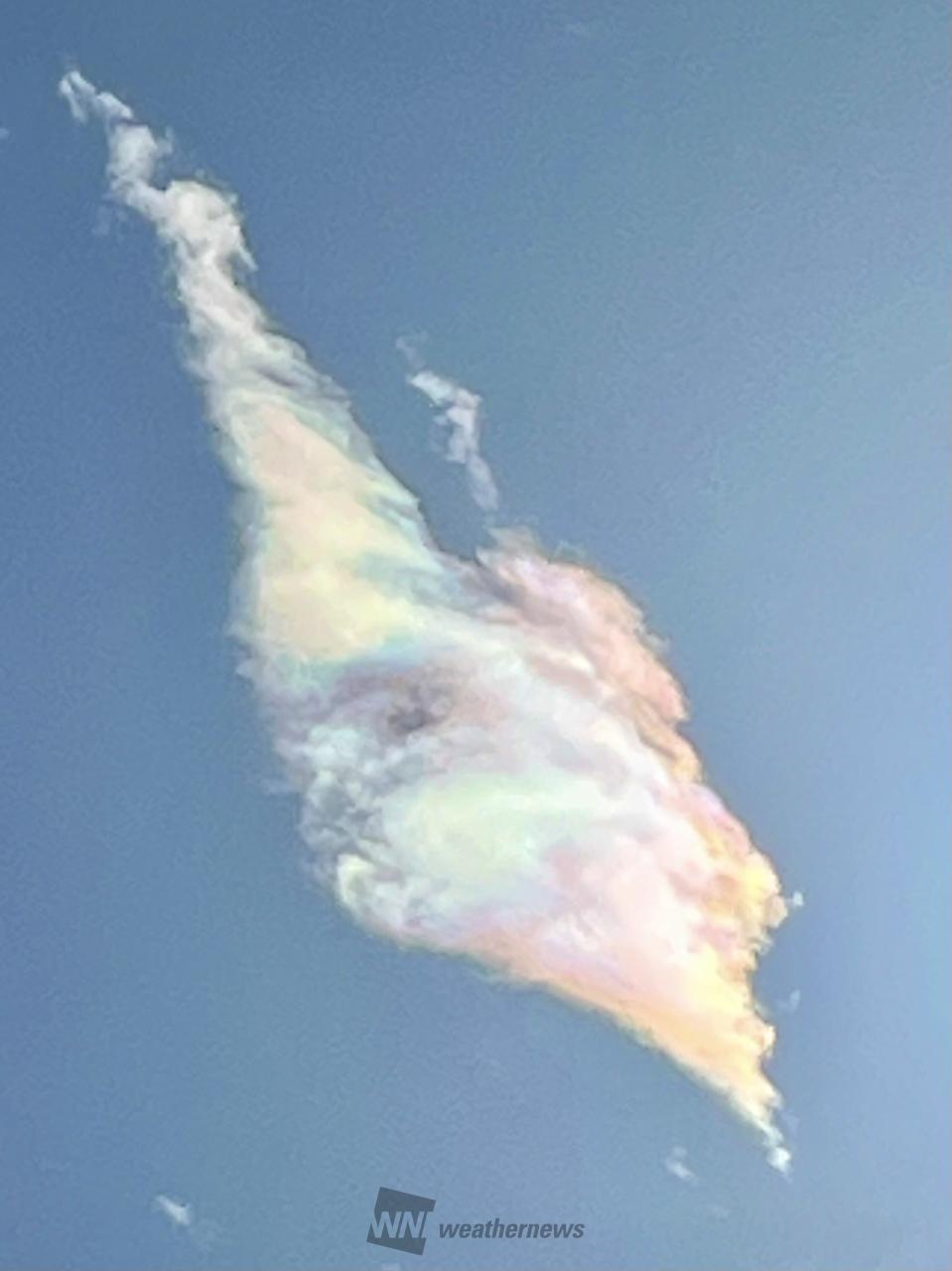 虹色発見👀 注目の空の写真 ウェザーニュース