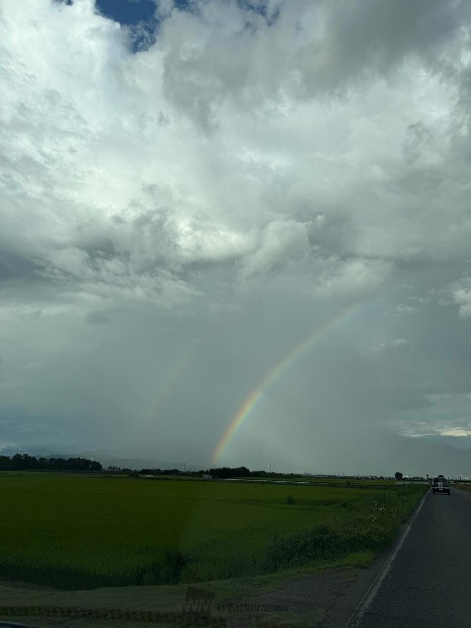 虹が出現🌈 注目の空の写真 ウェザーニュース