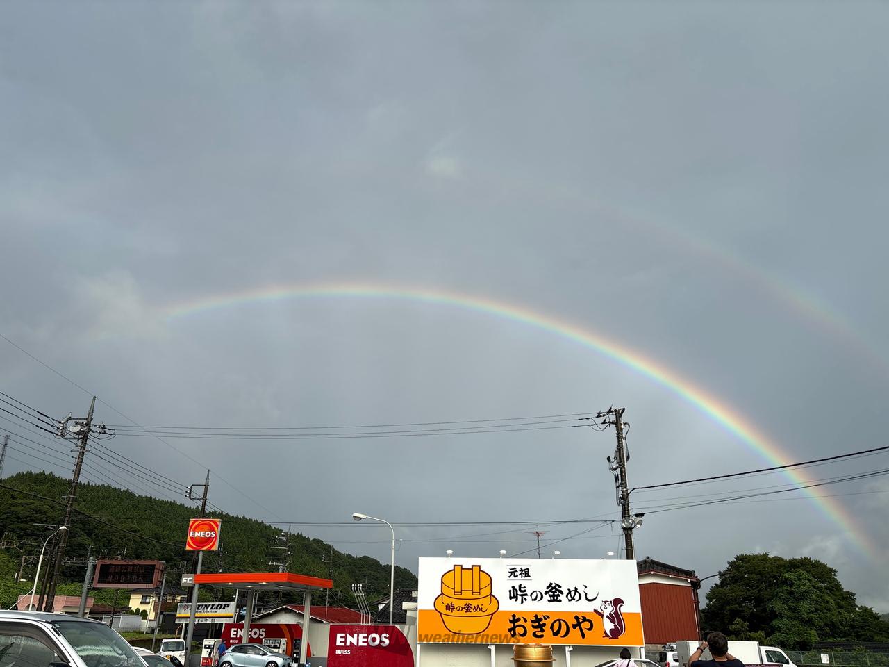 虹が出現🌈 注目の空の写真 ウェザーニュース