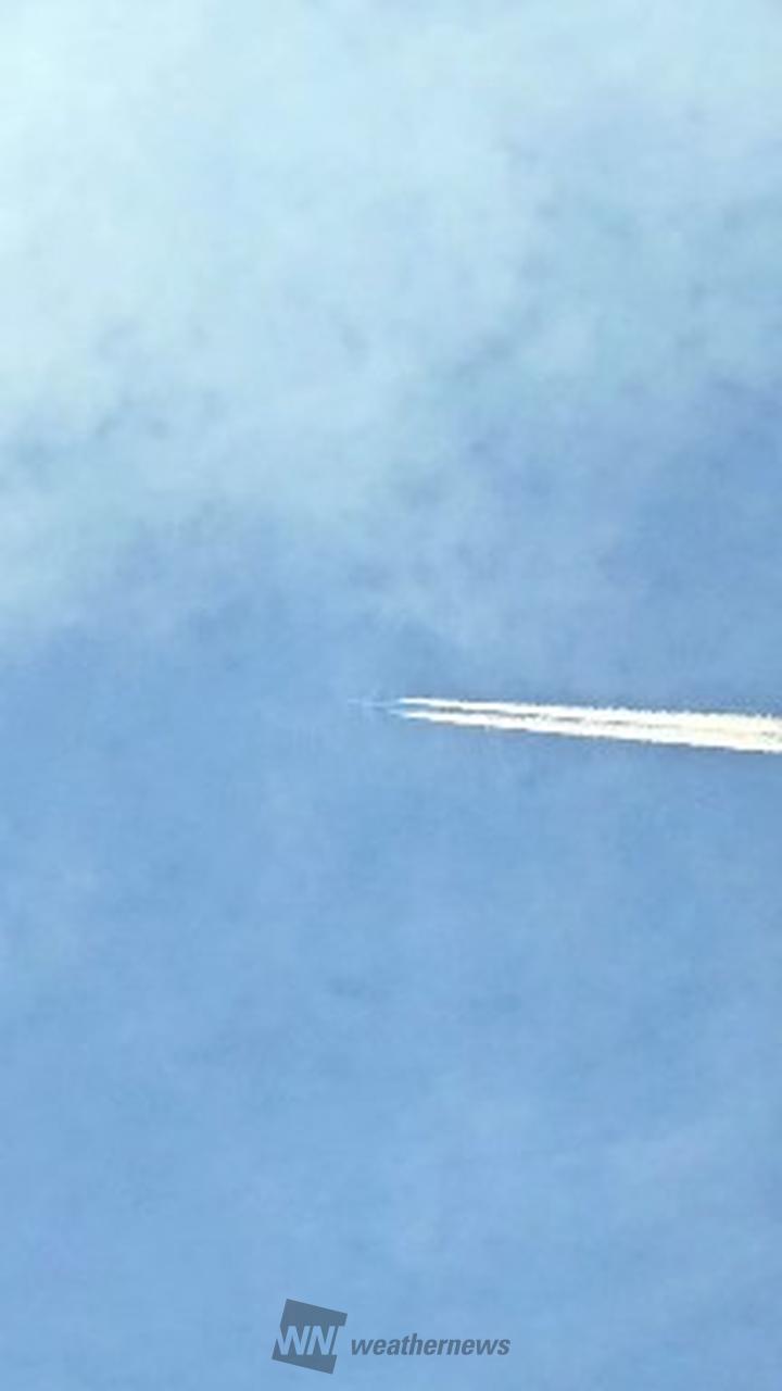 コントレイル✈️ 注目の空の写真 ウェザーニュース
