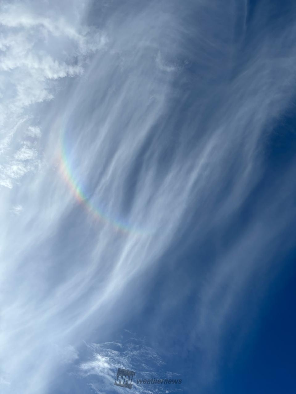 虹色現象いろいろ見えた 注目の空の写真 ウェザーニュース