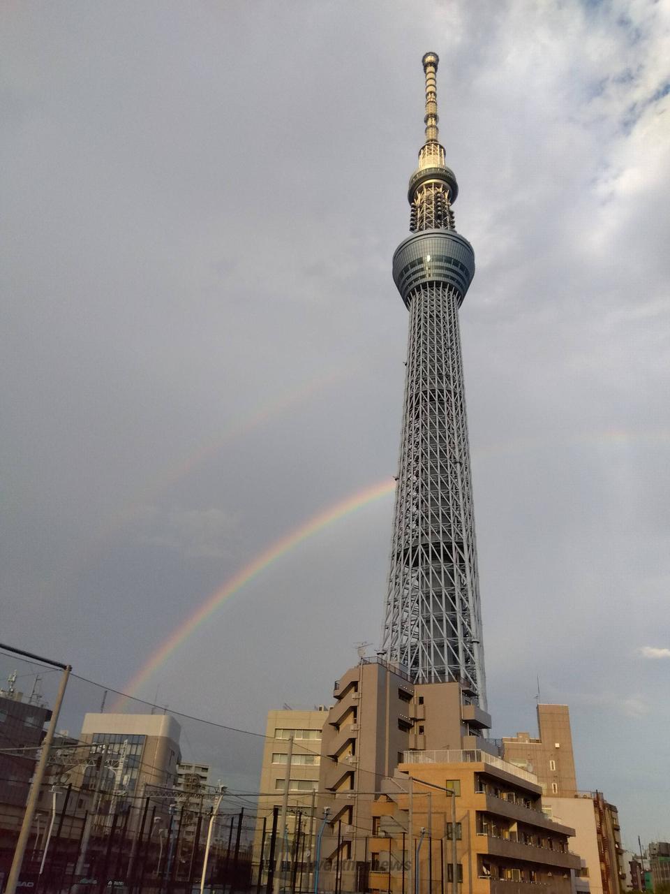 虹色発見🌈 注目の空の写真 ウェザーニュース