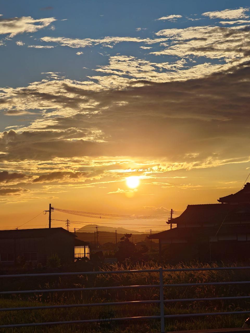 今日の夕日🌇撮れました❤️☝️😄 今 | 福岡県築上郡築上町