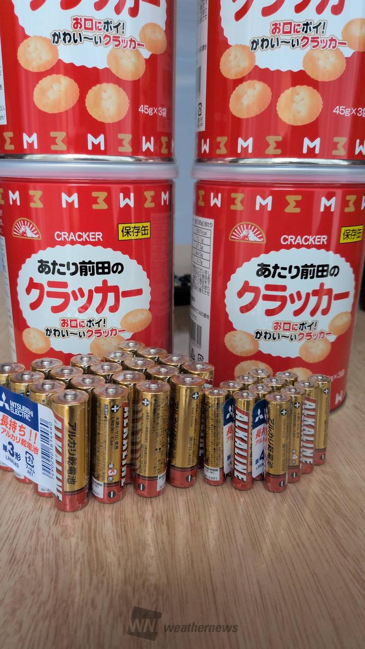 点検した中にカンバ...