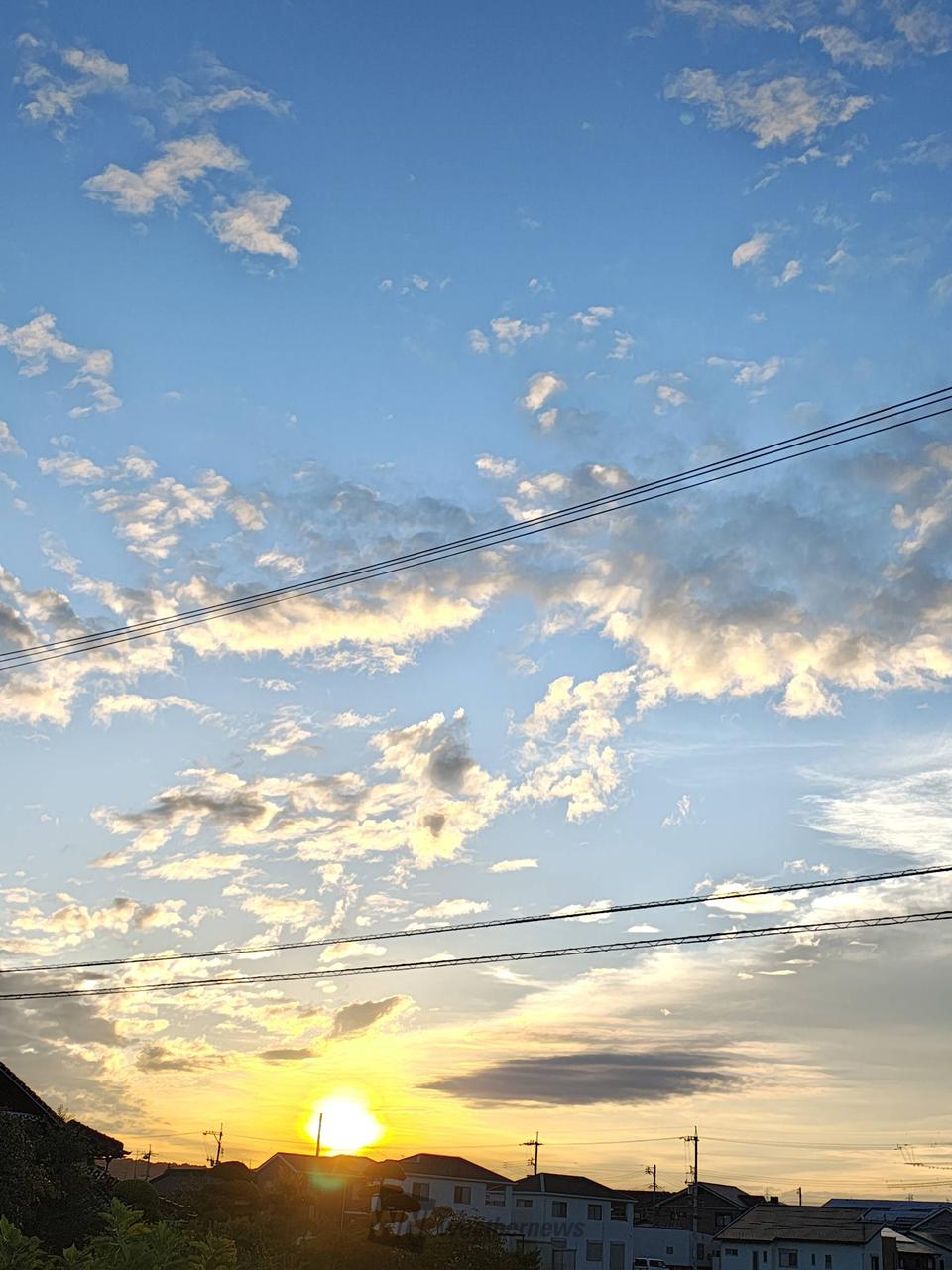 朝日が登場☀ 注目の空の写真 ウェザーニュース