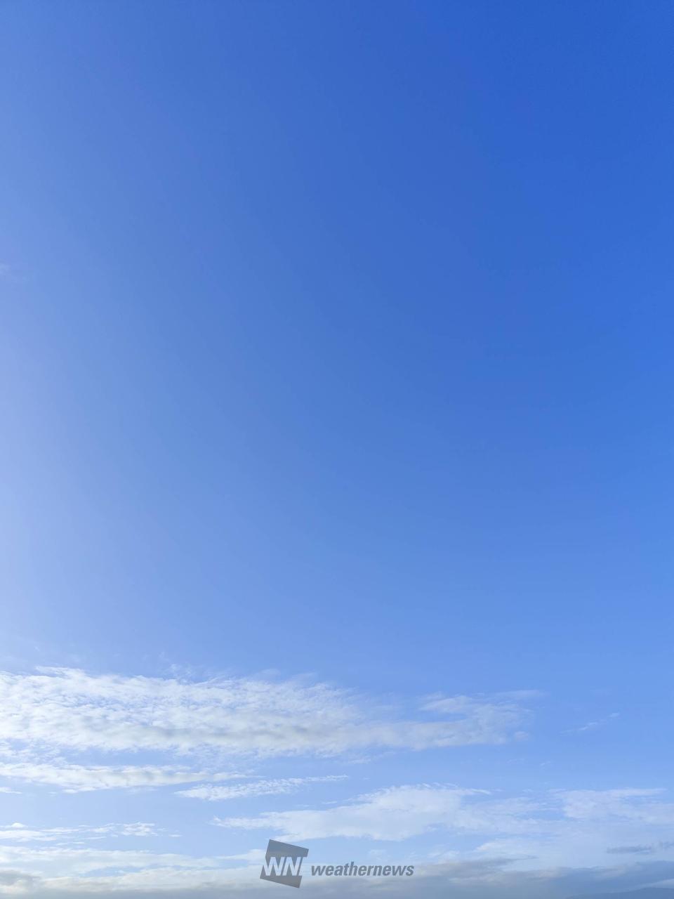 近畿はつかの間の青空 注目の空の写真 ウェザーニュース