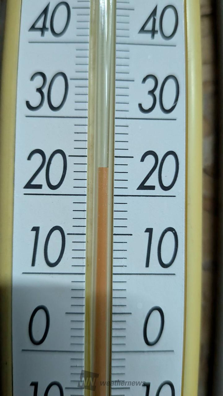 只今の気温は23....