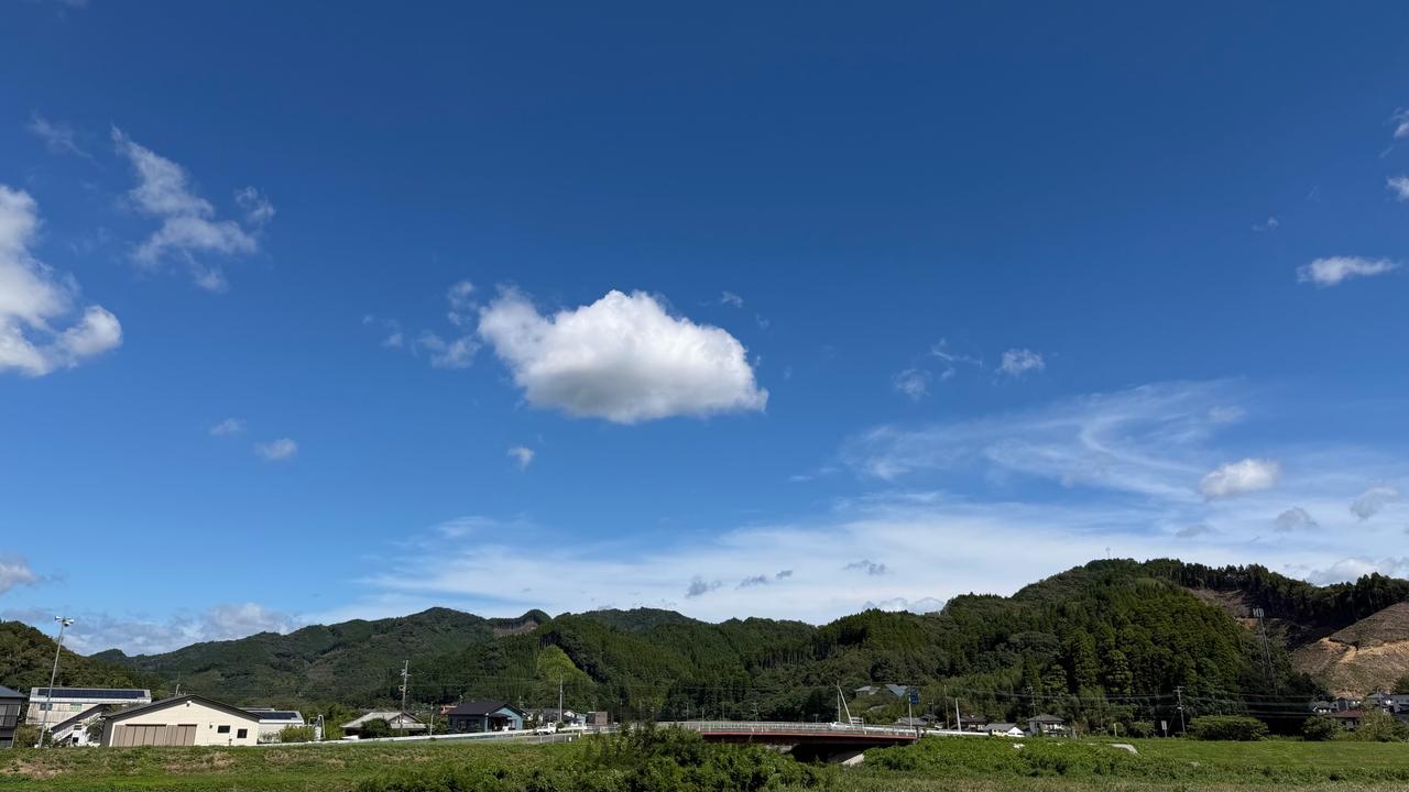 こんにちは😊 朝はどんよりな雲でしたが | 大分県佐伯市 | さらら