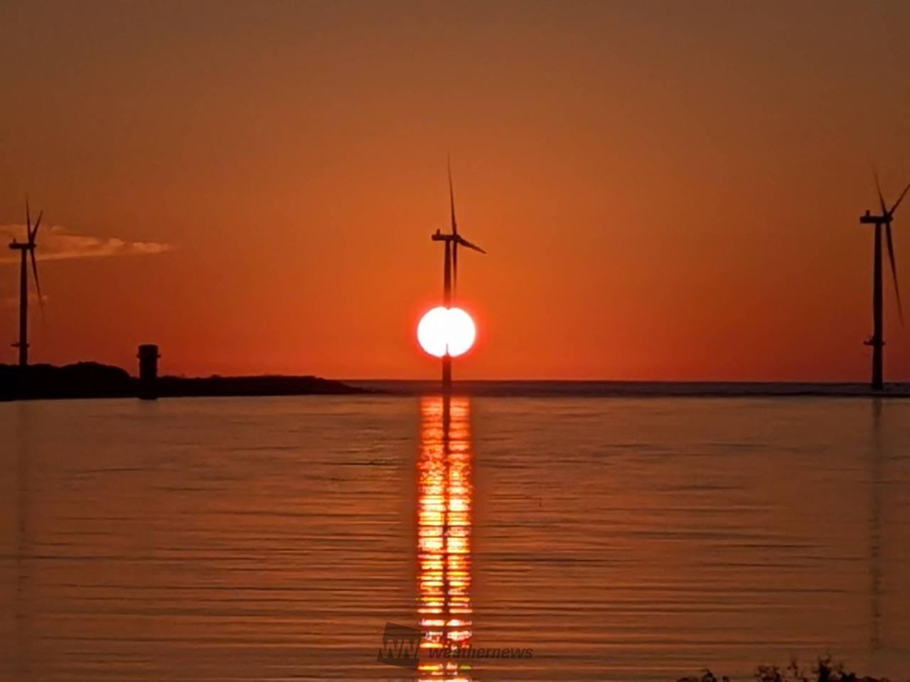 夕陽様確認用 9月ラストの夕焼け 注目の空の写真 ウェザーニュース