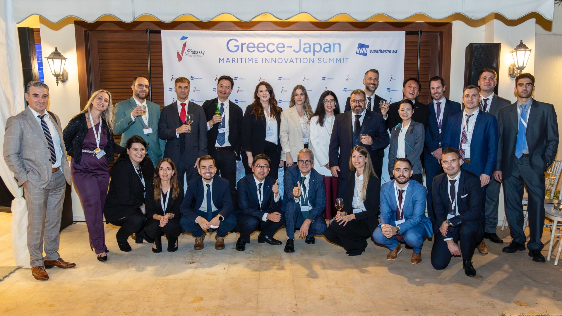 Weathernews staff at the event