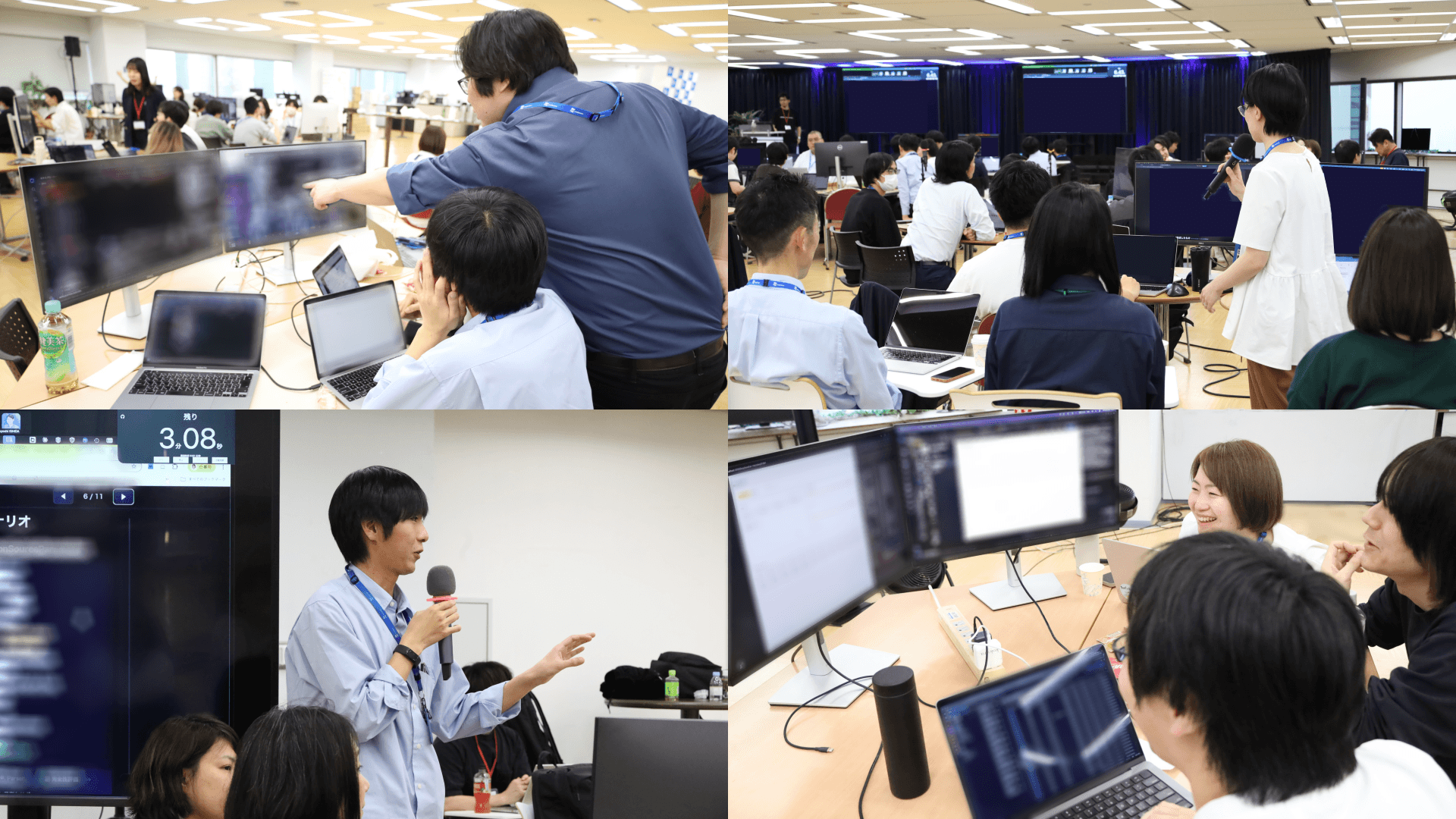 ３日間にわたり実施された社内向けAIワークショップの様子