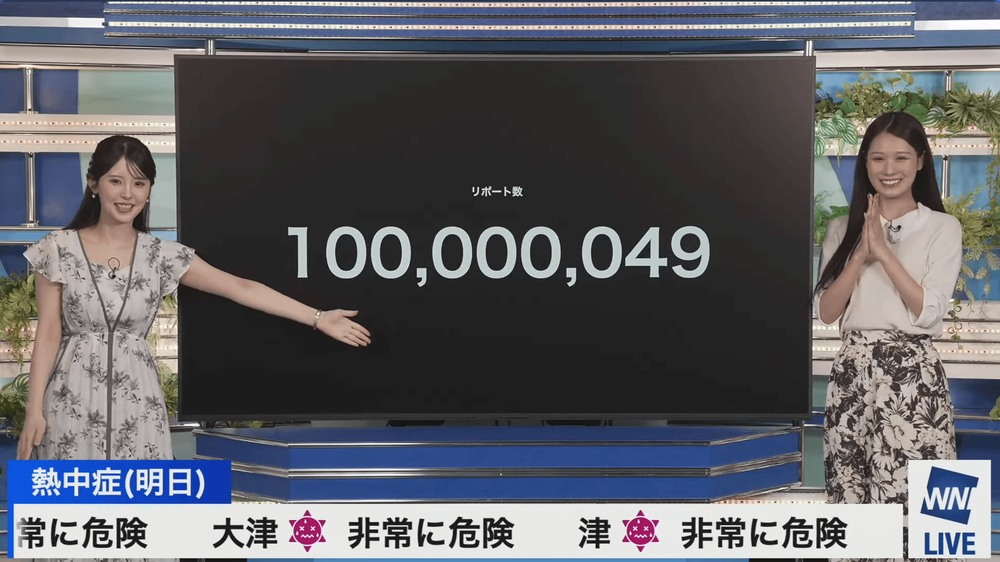 ウェザーリポート1億通突破、これまでの奇跡とサポーターへの感謝（著：石橋 知博）