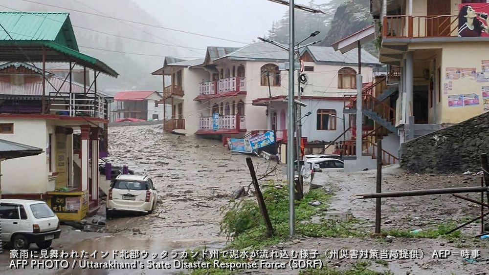 インド北部で土砂災害を引き起こした2025年8月3〜5日の大雨について