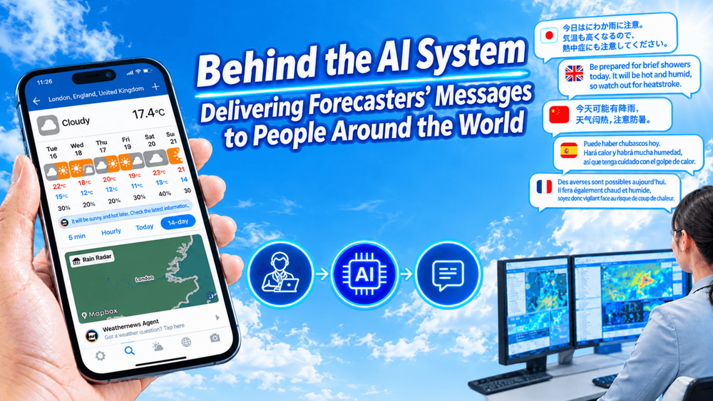 Behind the AI System Delivering Forecasters’ Messages to People Around the World in Just Three Lines
