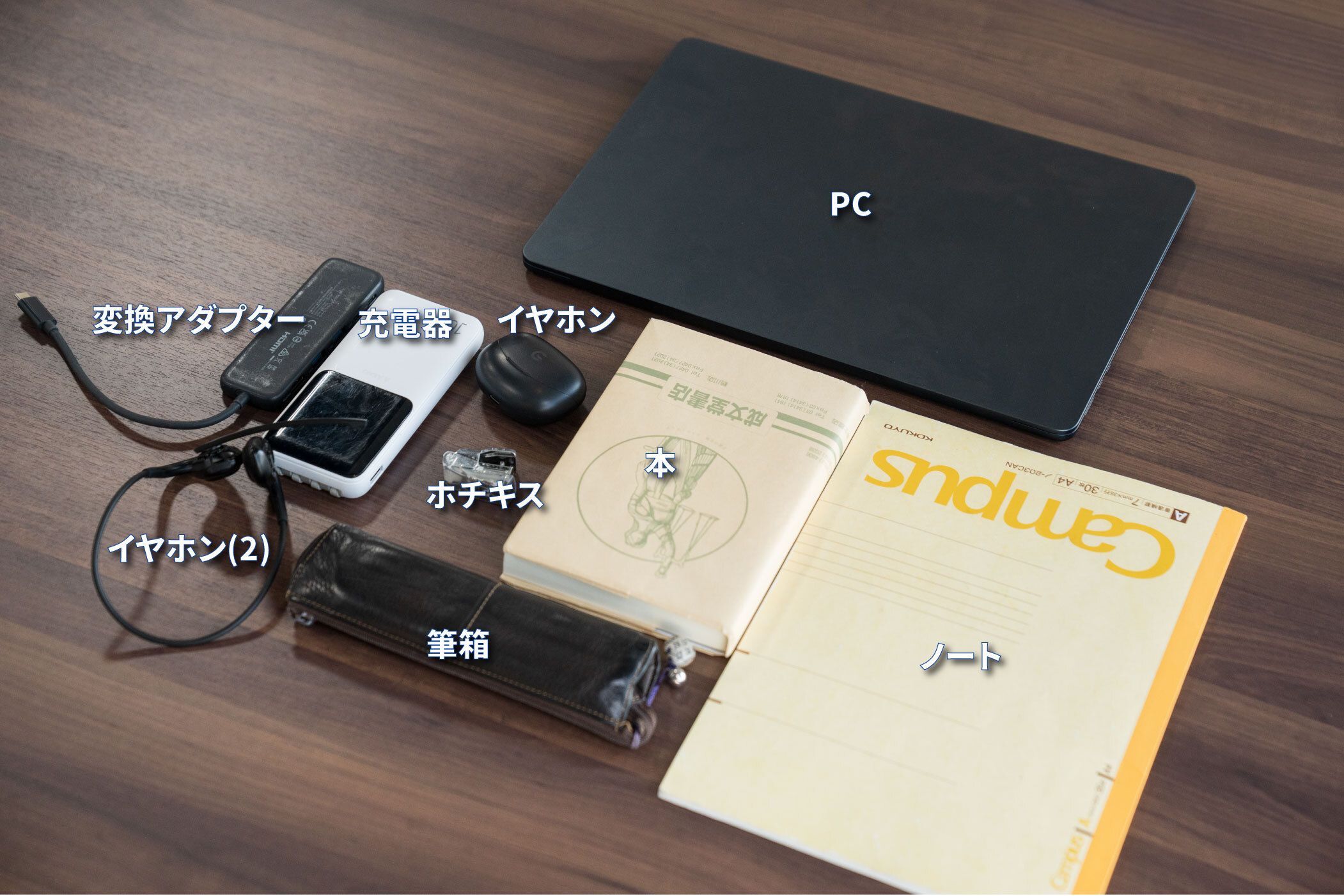 出張の際の必需品