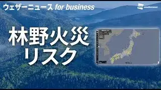 林野火災リスク（ウェザーニュース for business）紹介動画