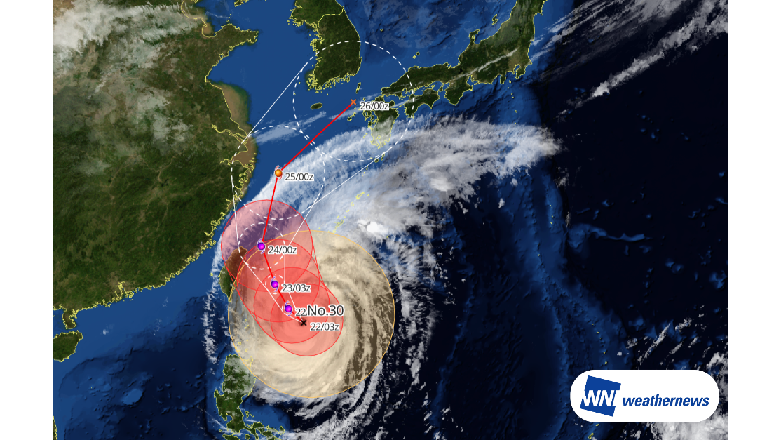 【台風30号 CHAMPI】台風の接近に伴う那覇空港の強風・横風リスク