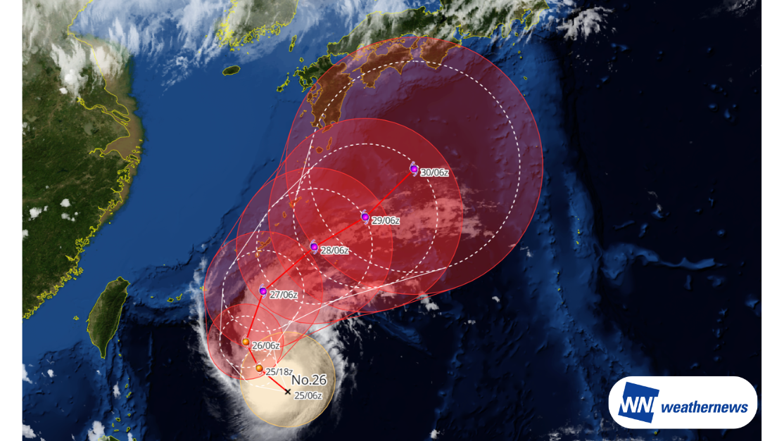 【台風26号 SURIGAE】沖縄に接近 那覇空港で横風の影響に注意