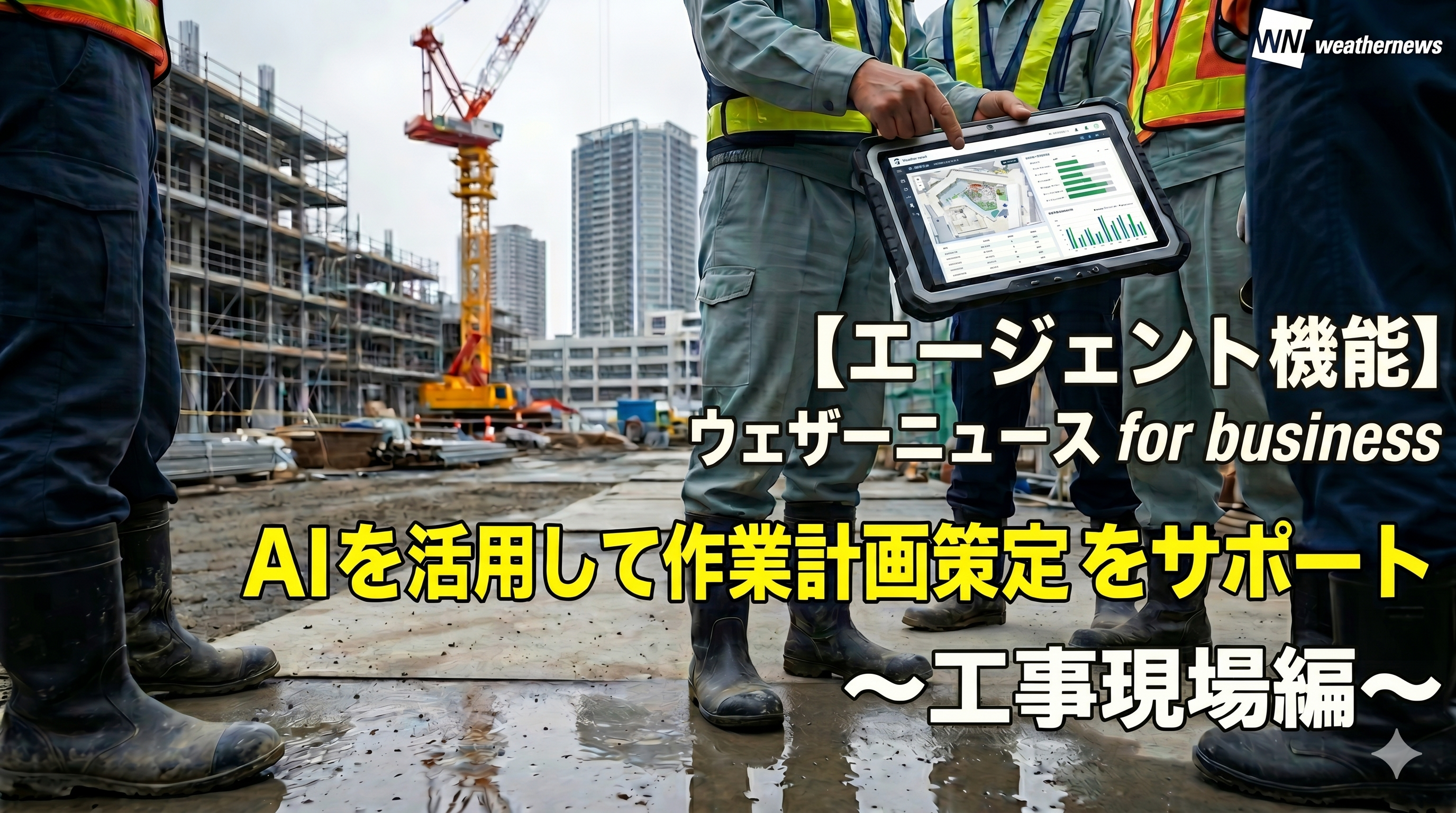 【エージェント機能】AIを活用して作業計画策定をサポート~工事現場編~