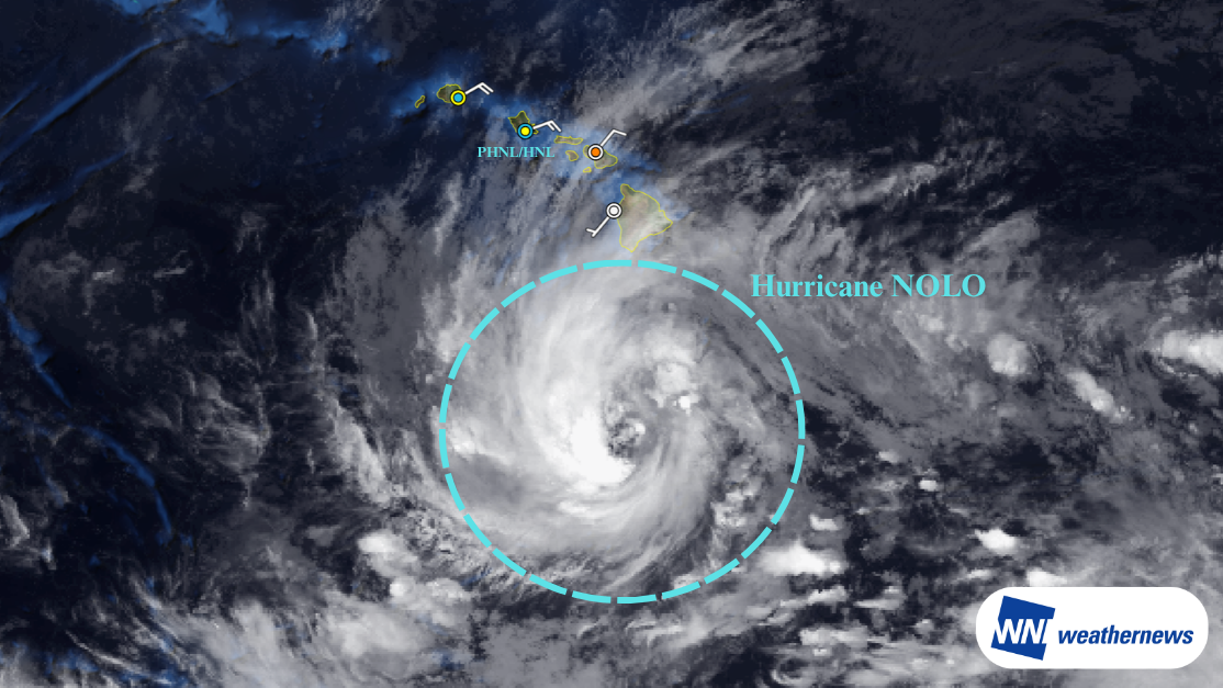 【Hurricane NOLO】ハワイに接近 ホノルル空港で強風のおそれ