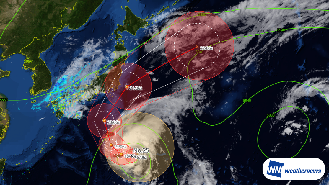 【台風25号 DUJUAN】21日に関東接近　成田・羽田空港では大雨や強風のおそれ