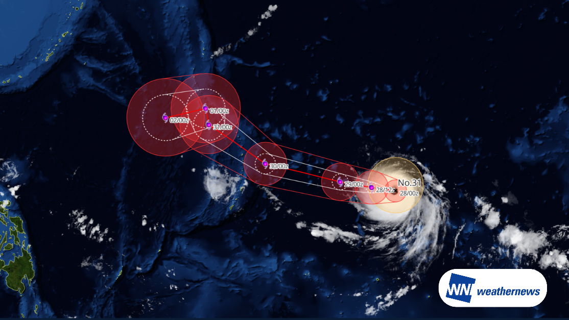 【台風31号 IN-FA】北マリアナ諸島北部を通過する予想、サイパン国際空港への影響は限定的か