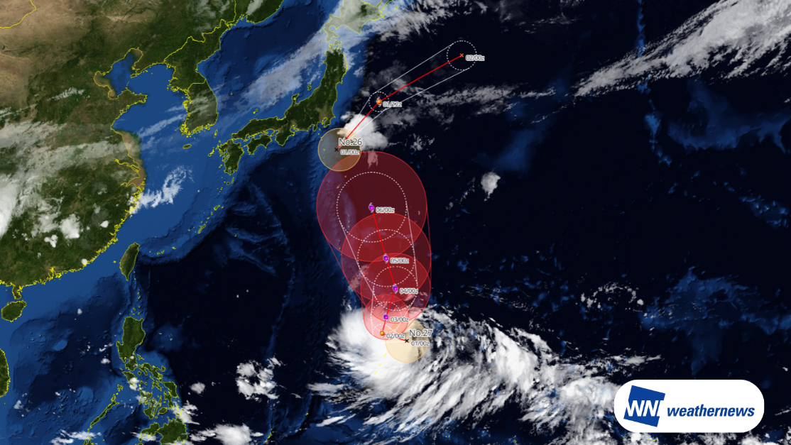 【台風27号 CHOI-WAN】マリアナ諸島に接近 サイパン国際空港では強風と雨に注意